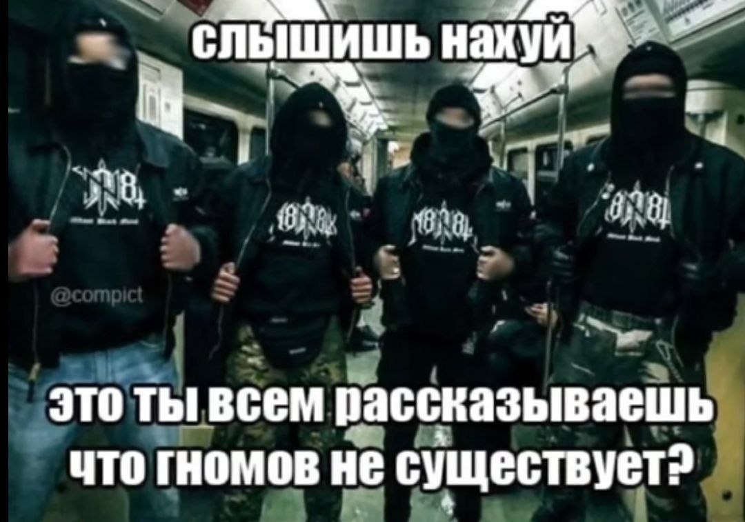 слышишь нахуй® это ты всем рассказываешь что гномов не существует?