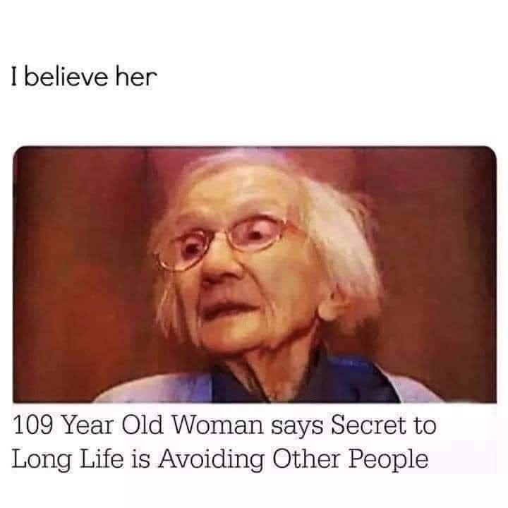 I believe her 109 Year Old Woman says Secret to Long Life is Avoiding Other People