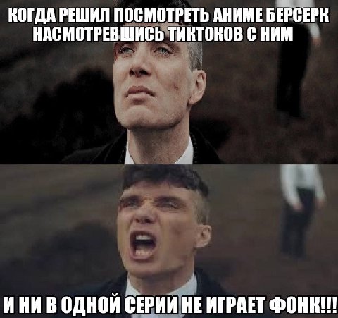 КОГДА РЕШИЛ ПОСМОТРЕТЬ АНИМЕ БЕРСЕРК НАС МОТРЕВШИСЬ ТИКТОКОВ С НИМ ИНИ В ОДНОЙ СЕРИИ НЕ ИГРАЕТ