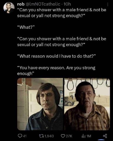 rob shower with а тае friend not be sexual or yall not strong enough?” “What?” you shower with friend not be sexual or yall not strong would to that?” “You have every reason. Are you strong enough” С