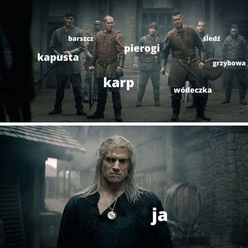 barszcz Sledz pierogi kapusta grzybowa kar wodeczka 6