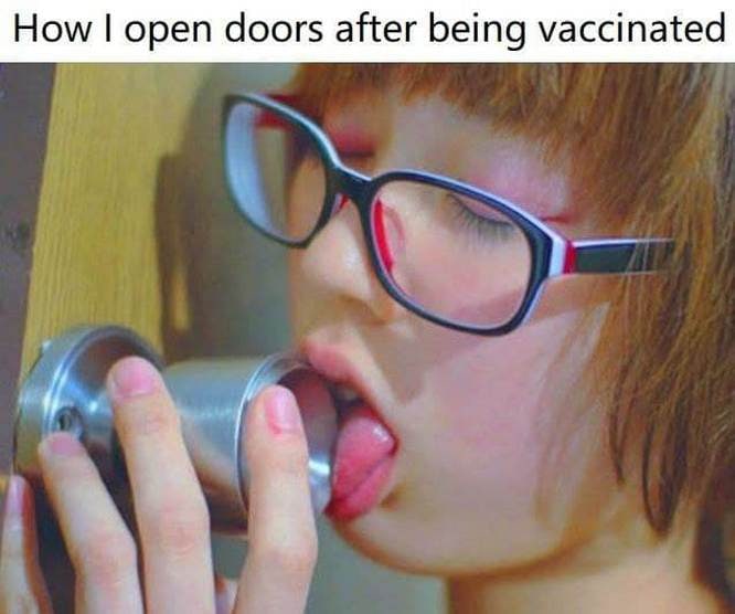 How open doors after being vaccinated