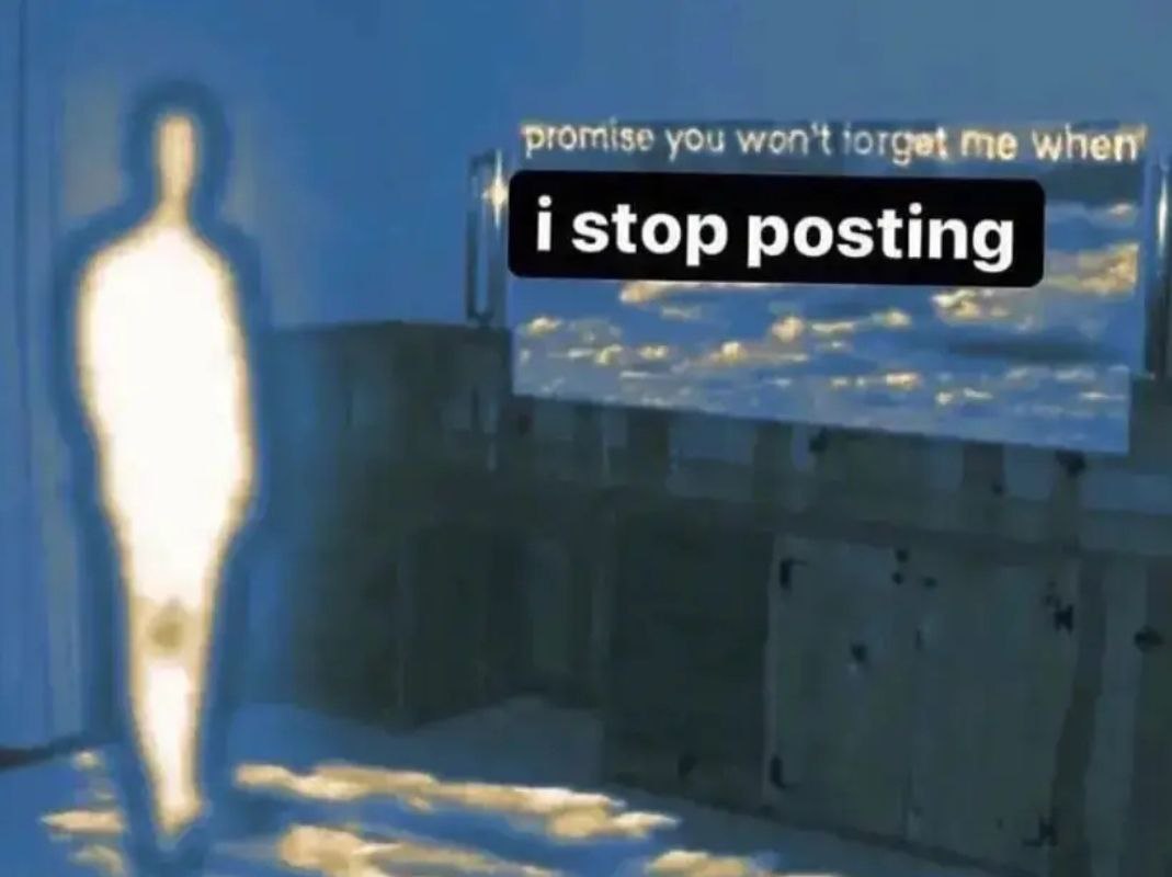 Promise you won't me wher’ i stop top posting