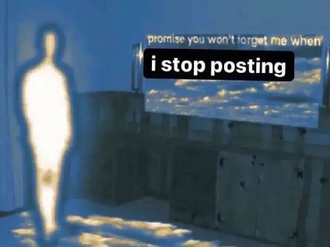 Promise you won't me wher’ i stop top posting