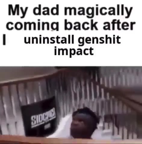 coming back after | uninstall genshit