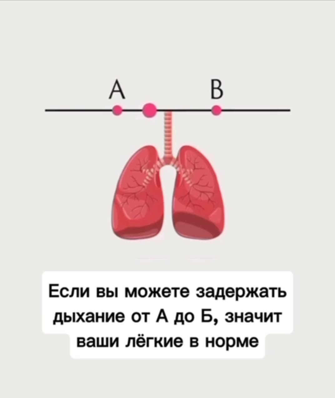 Если вы можете задержать ваши лёгкие в норме