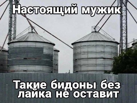 С мужик A a Такие бидоны без лаика не оставит