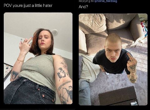 Replying то POV youre jjust a little hater Апа? 24 4 i 4 я