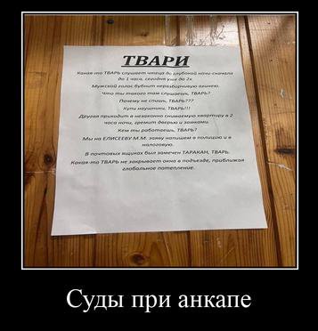 Суды при анкапе