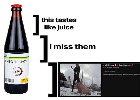 this tastes like juice i miss them ПИВО ТЁМНОЕ Забой свиньи Сбор спермадозы A