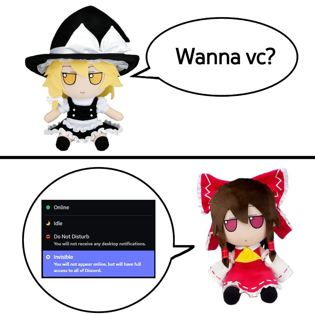 о Online 2 Idle Not Disturb You will not receive any desktop notifications. 4 You will not appear online, but will have full access to all of Discord.