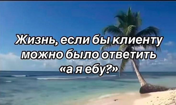 Жизнь, если бы клиенту можно было ответить «аяебу?»
