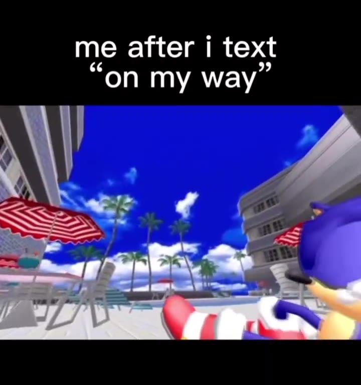 me after text on my way