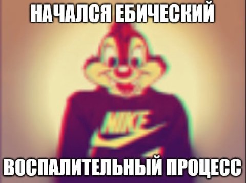 НАЧАЛСЯ ЕБИЧЕСКИЙ ВОСПАЛИТЕЛЬНЫЙ ПРОЦЕСС