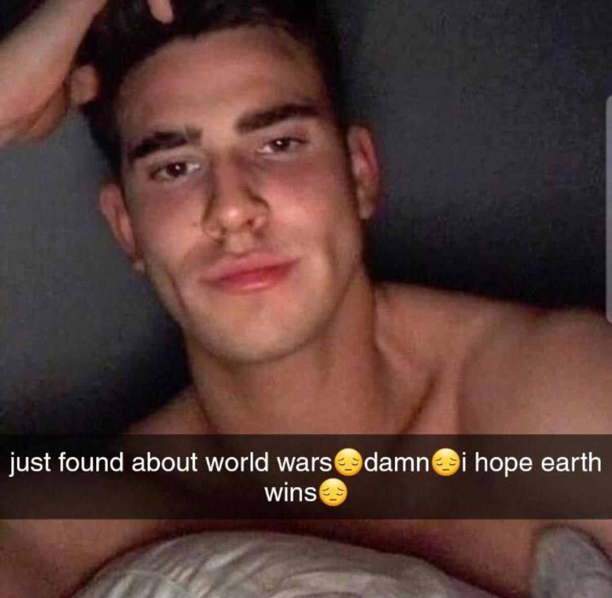 just found about world wars damn hope earth wins