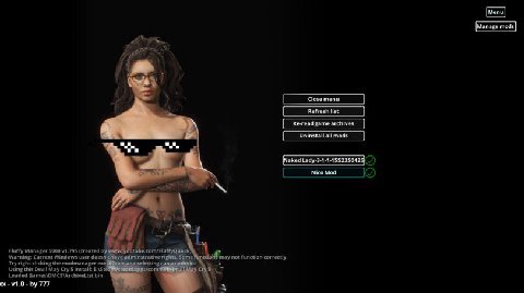 7 Bae, Nico Mod В 7 7 Manager 5000 (created Warning: Current Windows user adminstrative ‘May not function correctly. Try right-clicking the modmanager В Using this Devil May Cry 5 install: Loaded 777 