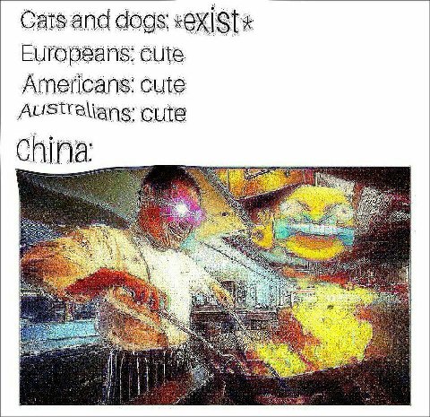 Cats and dogs: Europeans: cute К Americans: cute Australians: cute
