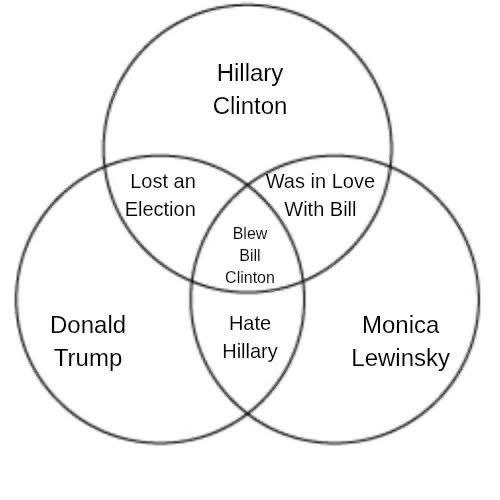 Lost an in Love Election With Bill Blew Bill Clinton Donald Monica Trump Lewinsky