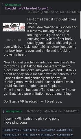 bought my headset for port...) First time tried it thought it was сгарру Then downloaded a video and it blew my fucking mind, just looking at this girls body just enjoying every part of her body. usua