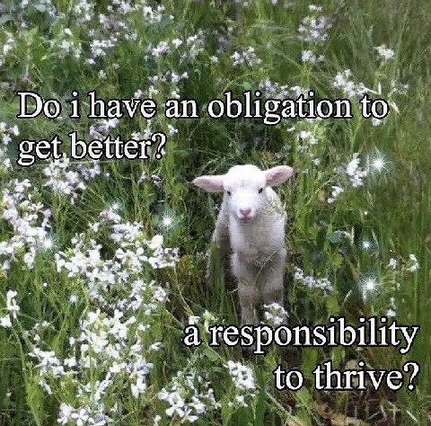 2 гвауе an obligation to. у Я to thrive’