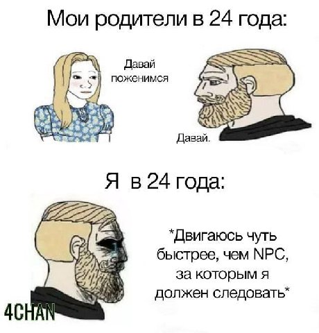 Мои родители в 24 года 2 поженимся Давай Давай, Я в24 года: 72222 *Двигаюсь чуть быстрее, чем МРС, за которым я должен следовать”