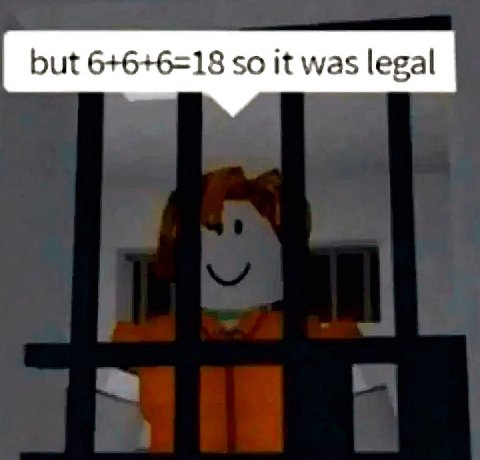 but 6+6+6=18 so И was legal