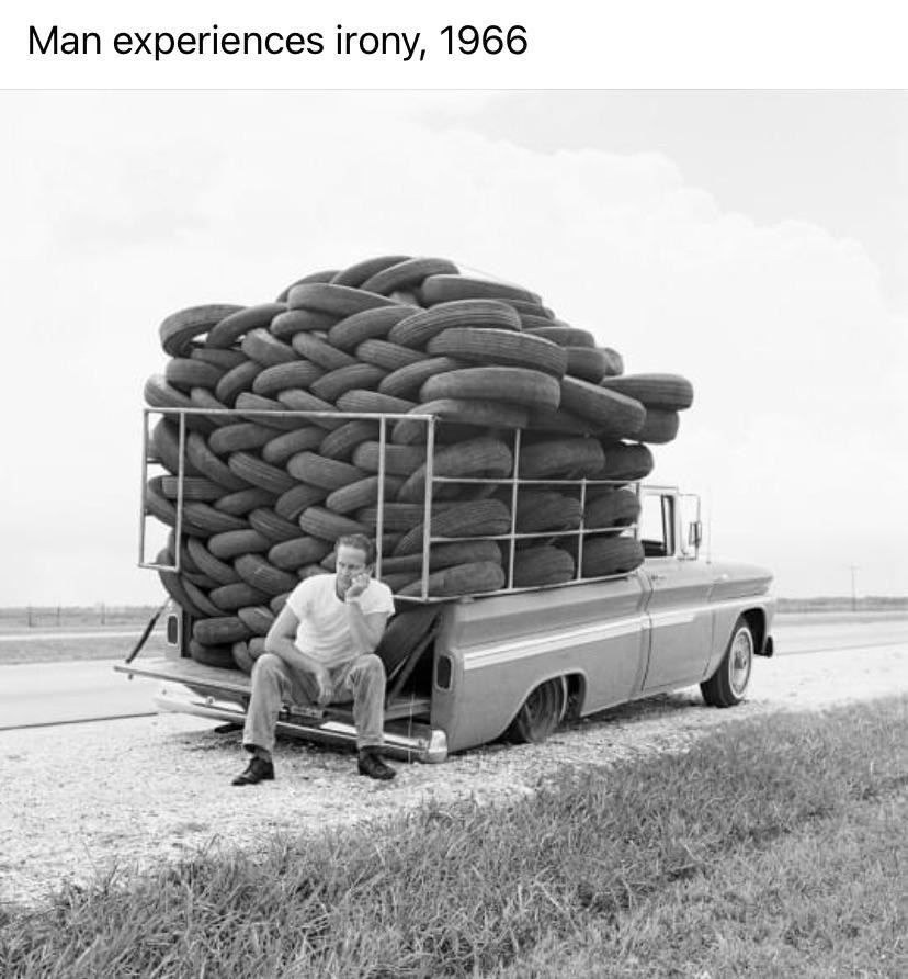 Man experiences irony, 1966 It 3 7 if