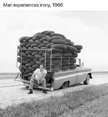 Man experiences irony, 1966 It 3 7 if