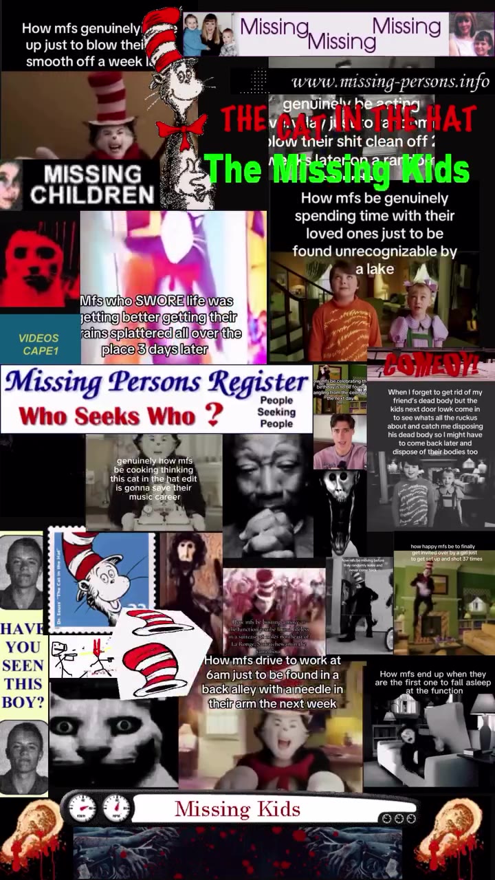 How mfs genuinely: Gm $1 м Missing, ac Missing 3 : J - www.missing-persons.info 25) Е р low their shit clean off : am’ spending time with their ь found unrecognizable by Биос Шемее | a vetting) betten