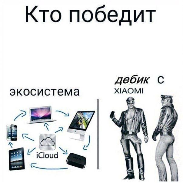 Кто победит дебик экосистема XIAOMI i iCloud