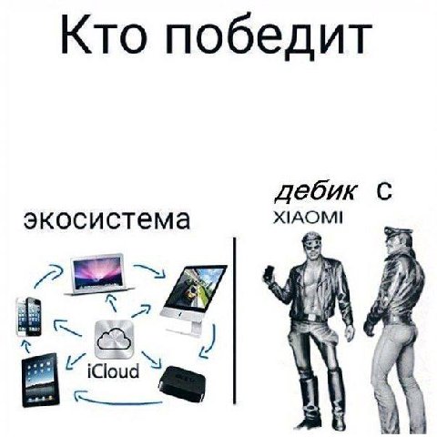 Кто победит дебик экосистема XIAOMI i iCloud