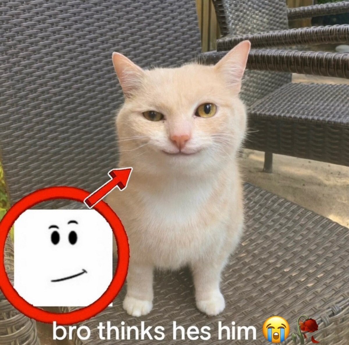thinks hes him
