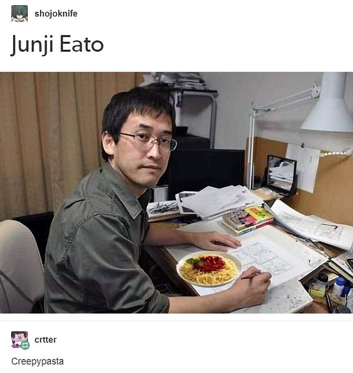 shojoknife Junji Eato crtter Creepypasta
