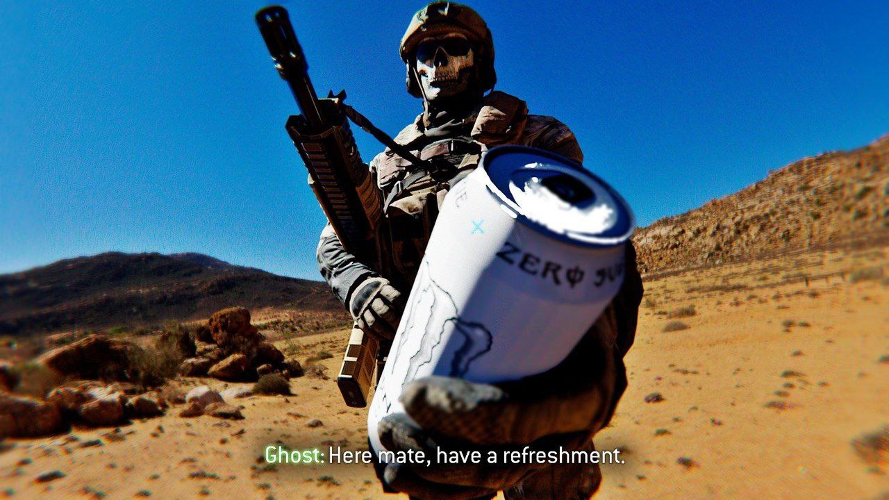 Ghost: Here mate, have