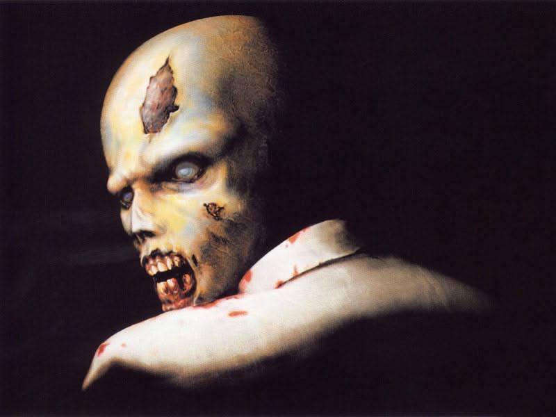 resident evil 2 

zombie in a body bag 
concept art