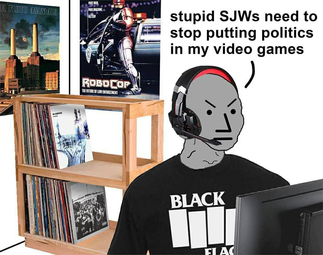 PART MACHINE, HAM, 2 stupid SJWs need to stop putting politics in my video games i BLACK