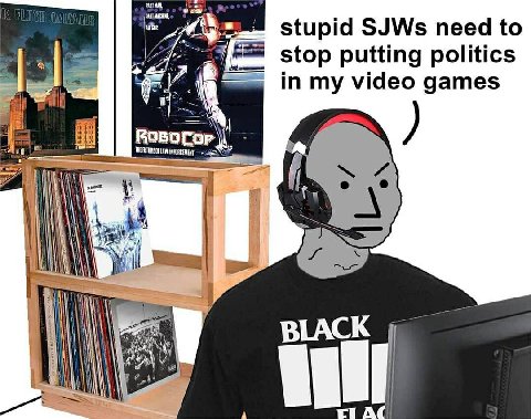 PART MACHINE, HAM, 2 stupid SJWs need to stop putting politics in my video games i BLACK