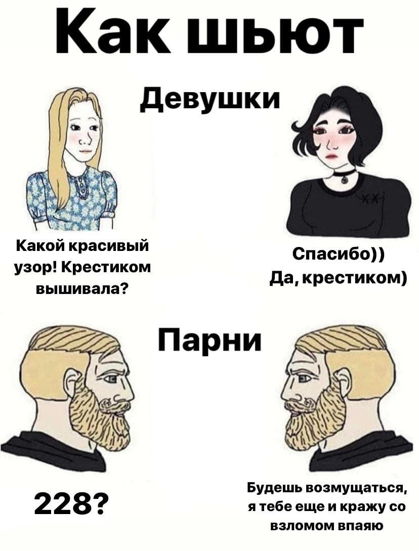Как шьют Девушки Какой Спасибо)) узор! Крестиком Да, крестиком) вышивала? Парни RSS Я) Будешь возмущаться, 228? ятебеещеи кражу взломом впаяю