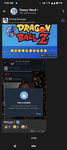 4 44 891% Sleepy 763 subscribers Pinned Message https://t.me/sleepybooks 25 11:40 So far, so good 6 3 comments Not available Sorry, you can't access this chat because you were banned an admin. Close W