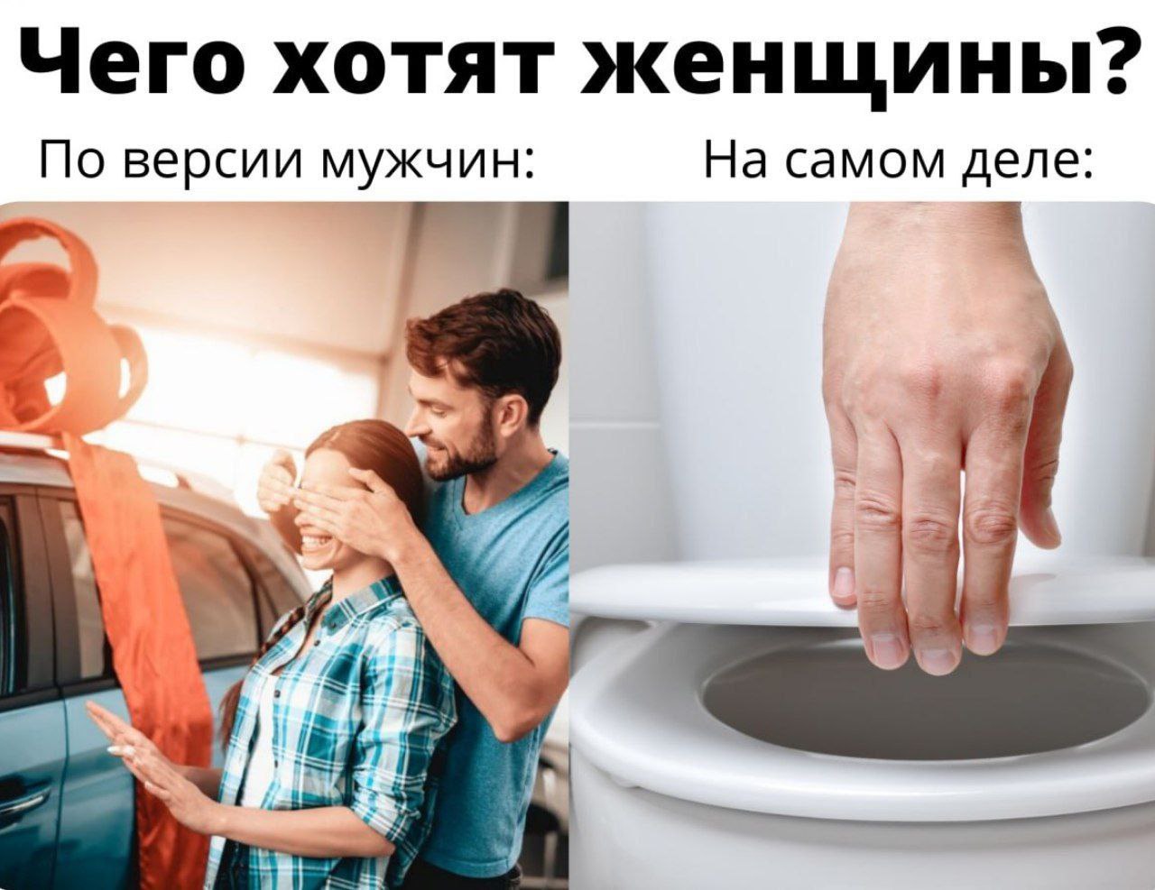 Чего хотят женщины? По версии мужчин: На самом деле: