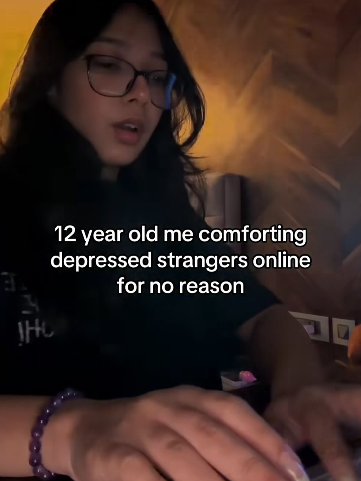 12 year old me comforting depressed strangers online for no reason