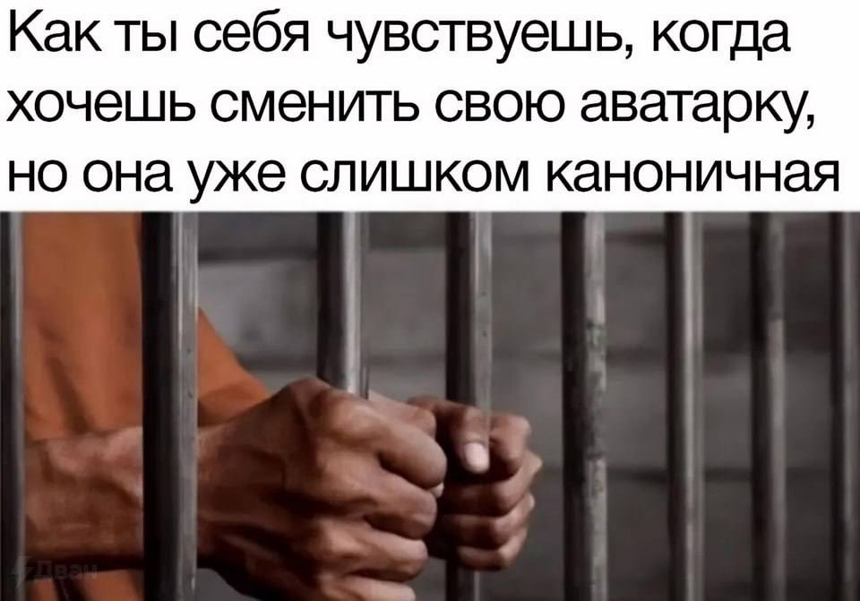 Как ты себя чувствуешь, когда хочешь сменить свою аватарку, но она уже слишком каноничная