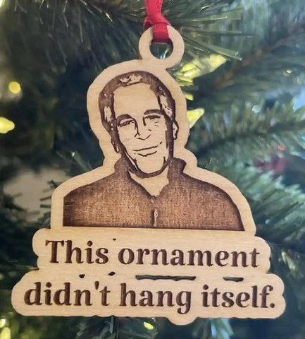 2 This ornament didn't hang itself