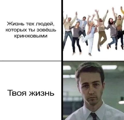 Жизнь тех людей, которых ты зовёшь кринжовыми Твоя жизнь