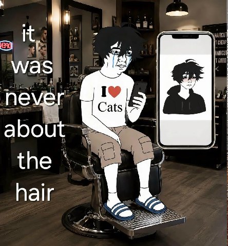 К Was never about the hair