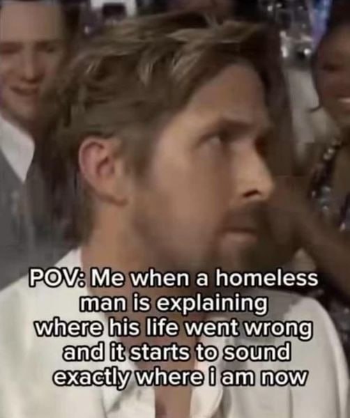 А when а homeless explaining iwherejhis life ехасНудмпеге
