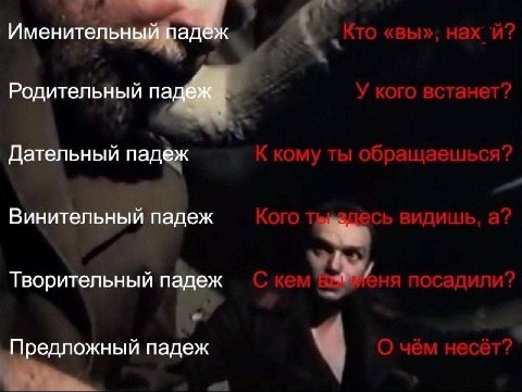 Именительный падеж Родительный падеж Дательный падеж Винительный падеж Творительный падеж Предложный падеж