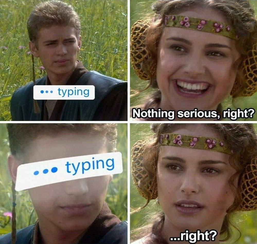 Nothing serious, right? right?