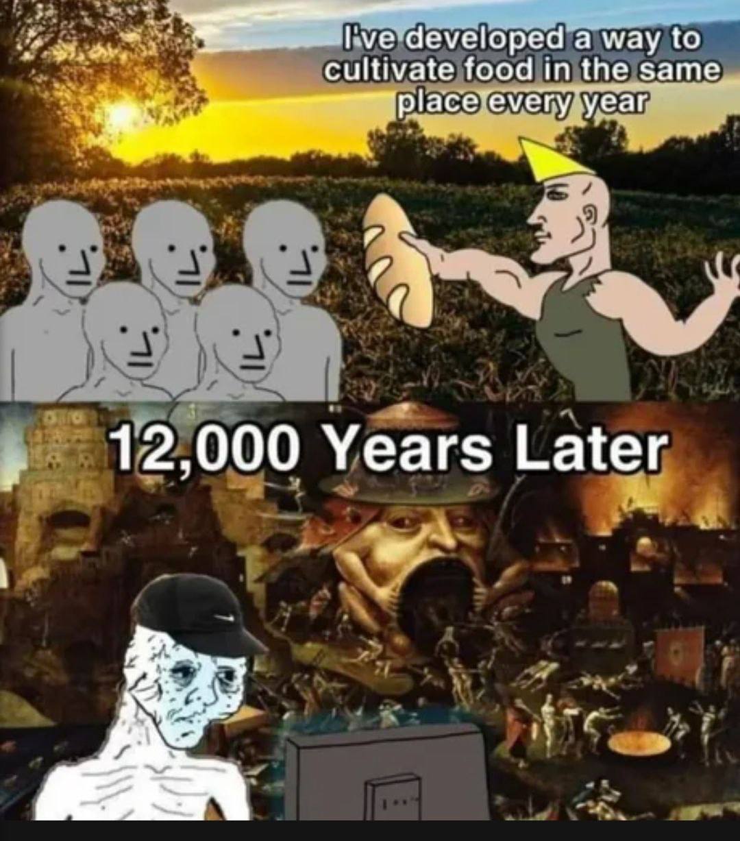мау to food in the same асетеуету, yea 12,000 Years Later