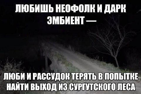ЛЮБИШЬ НЕОФОЛК И ДАРК ЭМБИЕНТ ЛЮБИ И РАССУДОК ТЕРЯТЬ В НАЙТИ ВЫХОД ИЗ СУРГУТСКОГО ЛЕСА